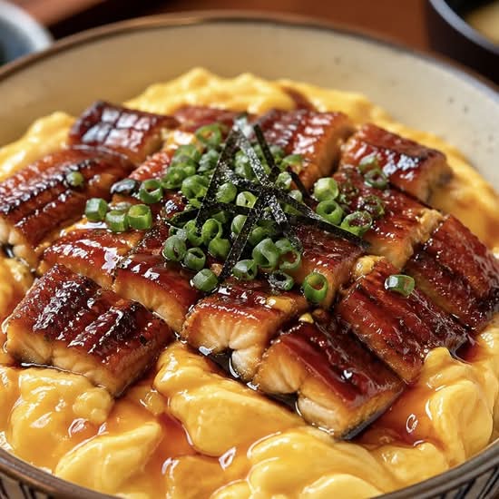 蒲燒鰻魚滑蛋飯 Kabayaki Eel with Scrambled Egg Rice Bowl